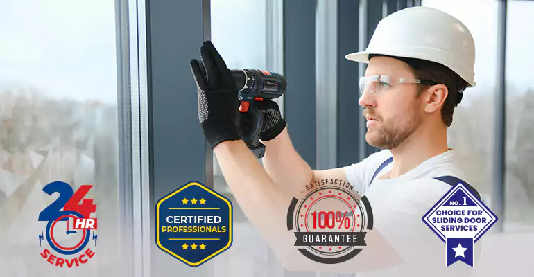 Sliding Glass Door Pin Lock Installation in Hollywood