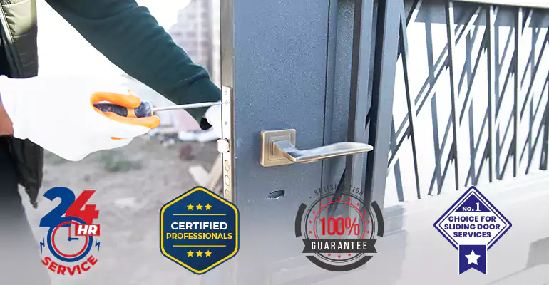 Steel Door Bottom Repair in Hollywood