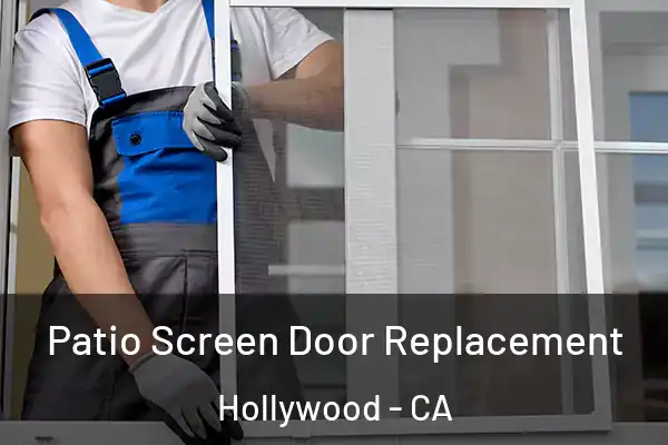 Patio Screen Door Replacement Hollywood - CA